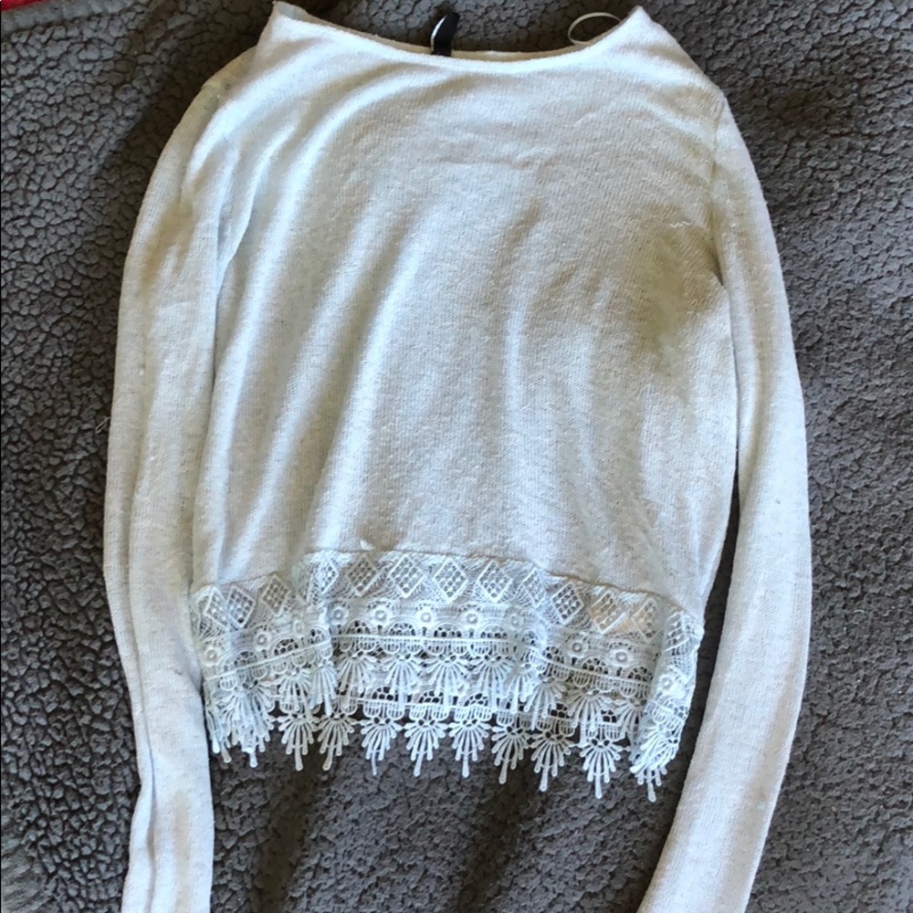 H&M thin light blue women’s blouse